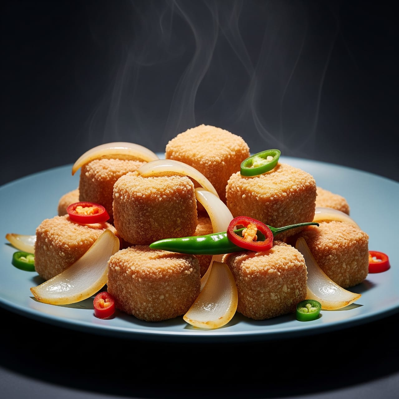 Spicy Chrispy Tofu Spicy Chrispy Tofu
